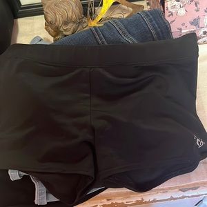 Justice shorty shorts in black